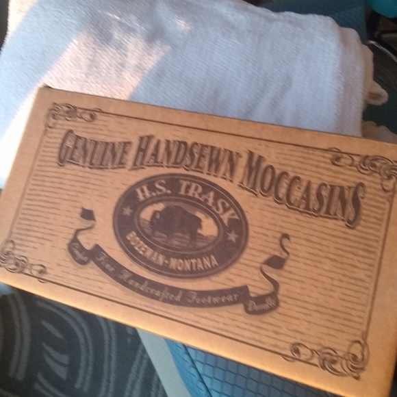 H.S.TRASK GENUINE HANDSEWN SLIP-ONS - SIZE 11 M - Picture 16 of 16